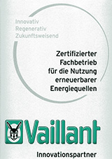 Zertifikat Fachbetrieb Vaillant Heizungen