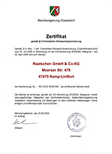 Raatschen Heizungen Zertifikat